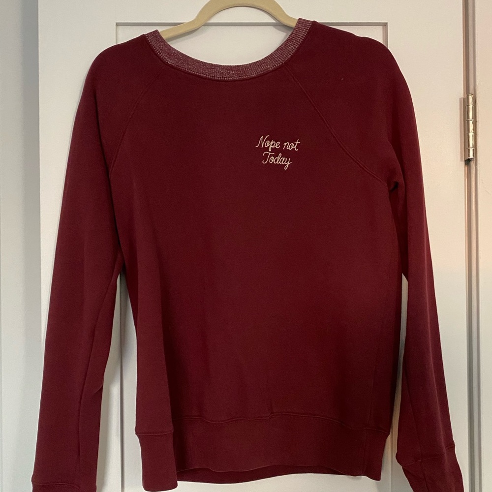 maroon Abercrombie Sweater